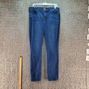 NYDJ Jeans Womens 14 Blue Alina Legging Lift Tuck Technology Stretch Denim